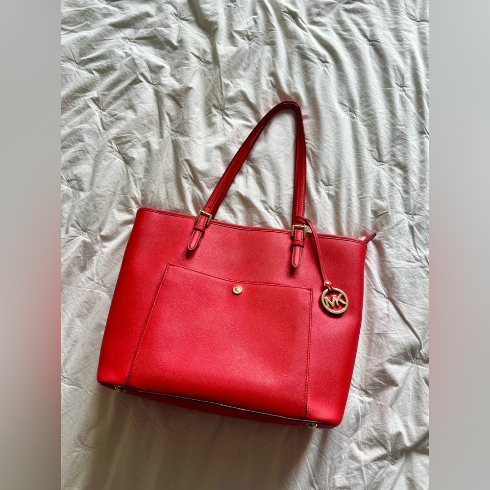 Cherry Red Michael Kors bag